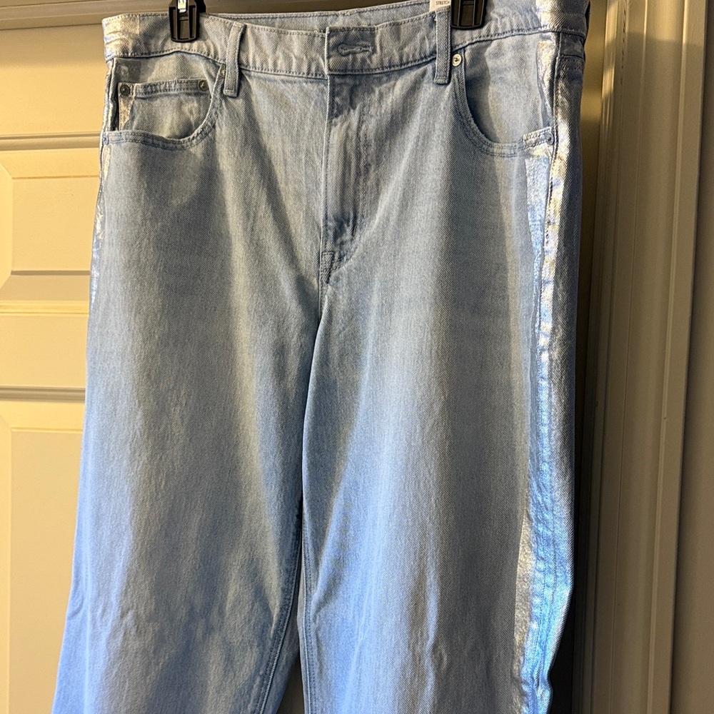 American Eagle Outfitters Light Blue Women's Flare Jeans